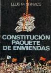 Lluis Maria Xirinacs. Constitucion paquete de enmiendas.